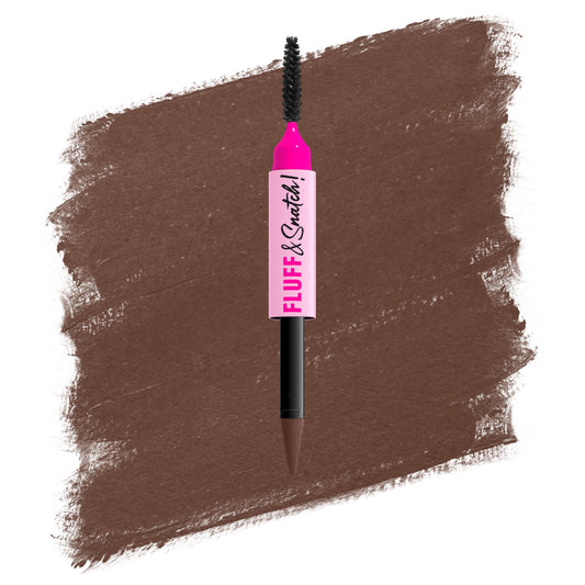 NYX PROFESSIONAL MAKEUP Fluff & Snatch Brow Powder Pen, Cream To Powder Eyebrow Pen For Soft, Defined Brows, Smudge and Transfer-Resistant Formula - Espresso