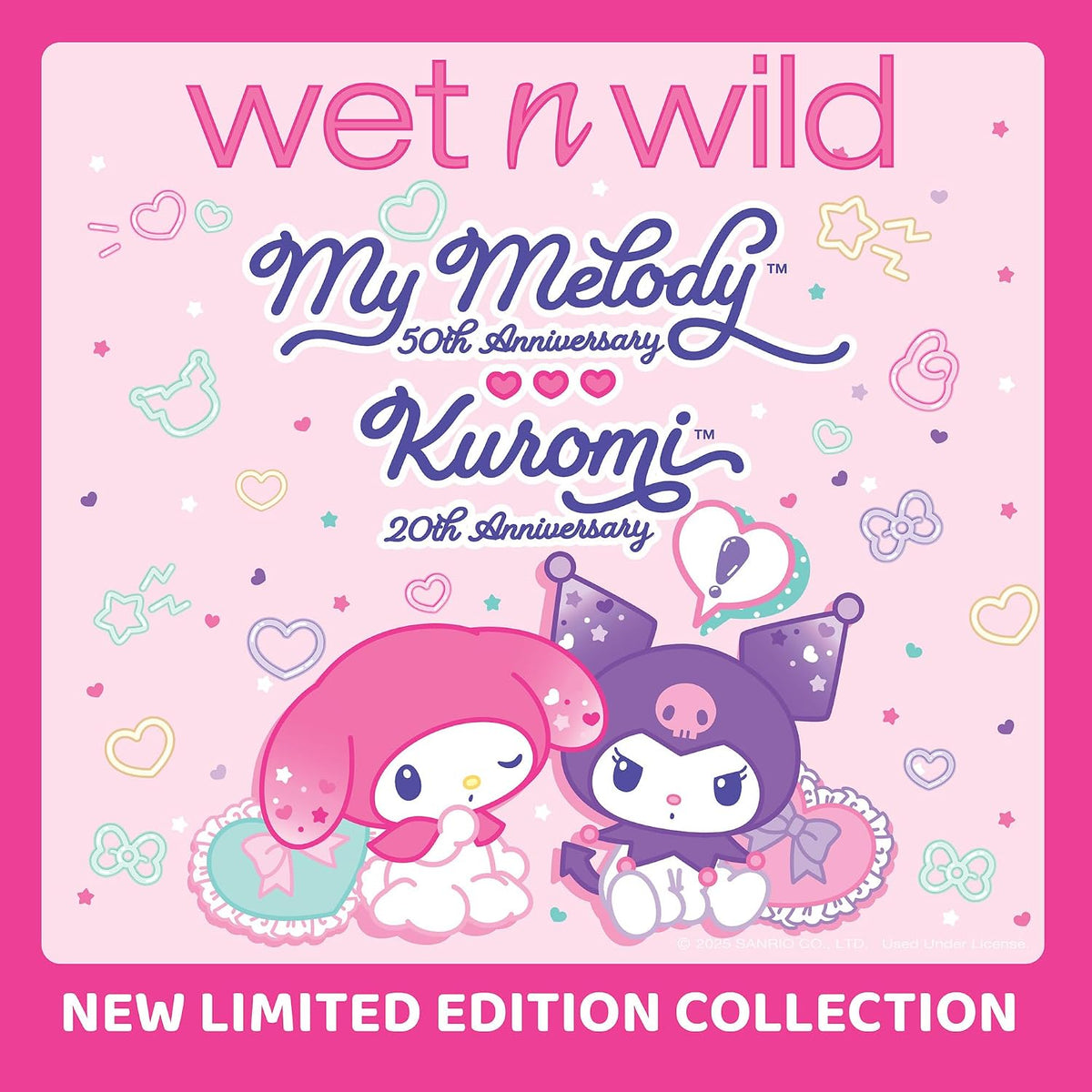 wet n wild My Melody and Kuromi Eye & Face Palette - Cozy Cuteness