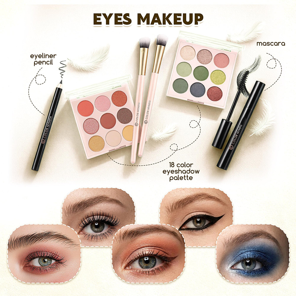 Color Nymph All in One Makeup Kit, Girls Makeup Sets for Teens