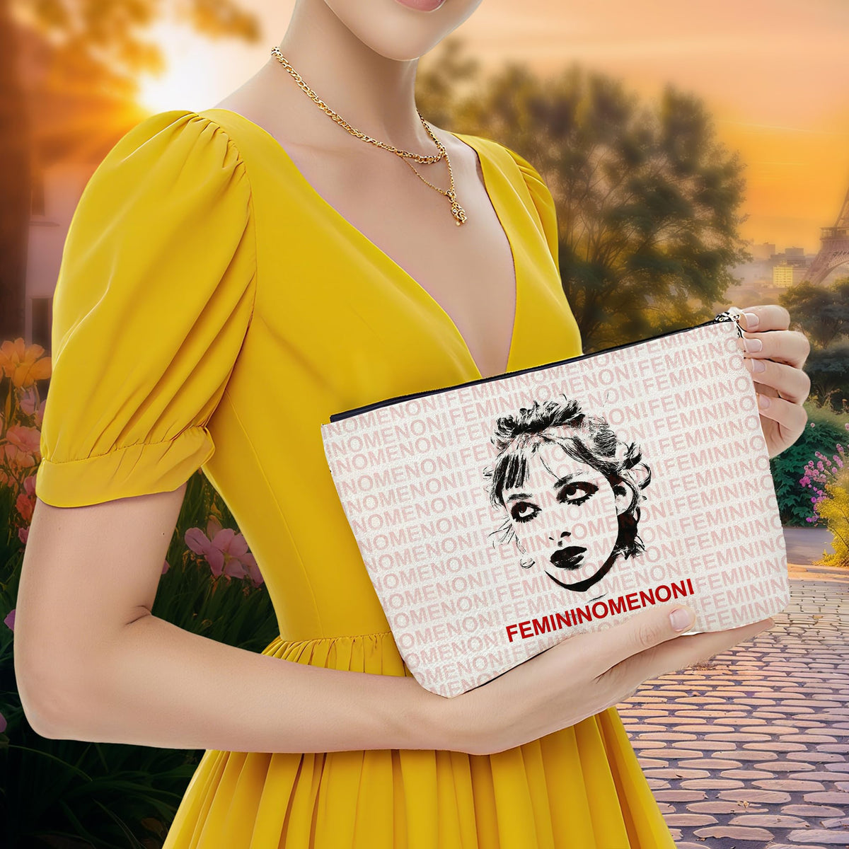 Retro Pinup Makeup Bag for Women, Vintage Pop Art Cosmetic Pouch, Sassy Funny Gifts for Girls, Bold Sarcastic Toiletry Bag, Unique Present
