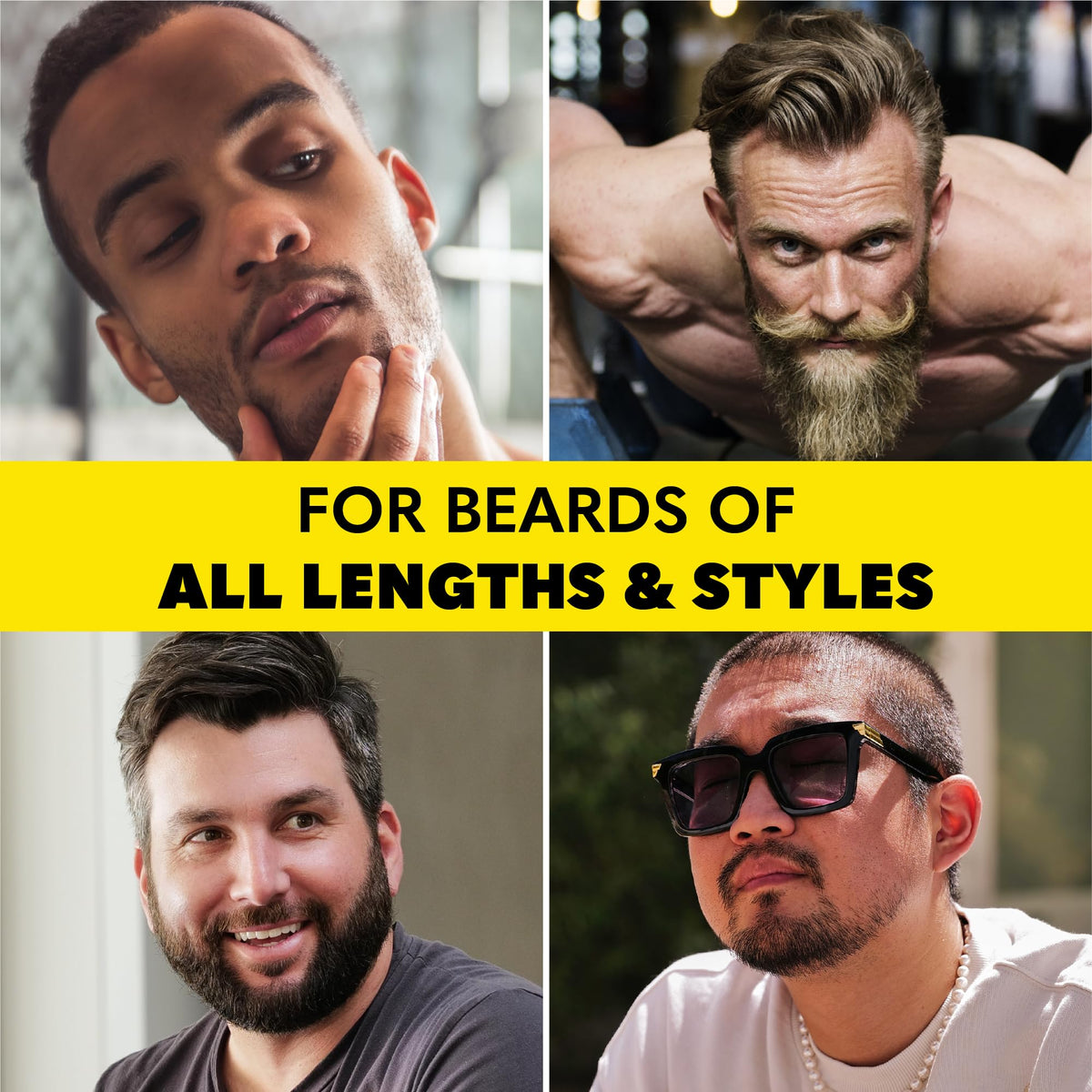 The Beard Club Premium Beard Kit for Men - Grooming & Care Kit - Cedar & Sandalwood Oil, Sandalwood Balm, Shampoo, Brush, Comb, Trimming Scissors, Straight Edge Razor - Gift Set