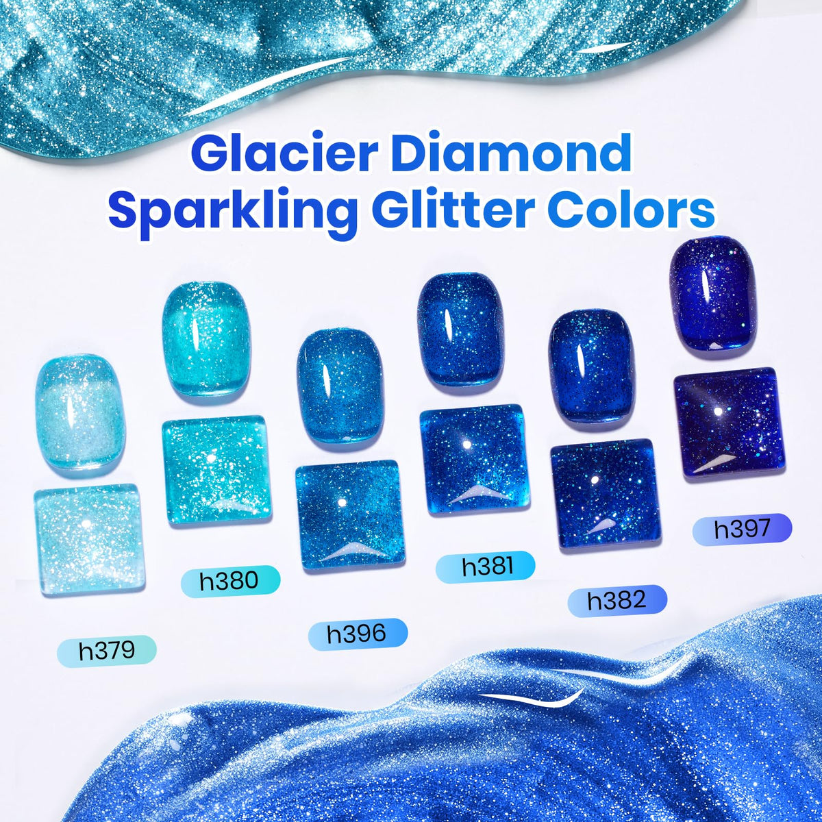 beetles Gel Polish Whispers of Love Jelly Gel Nail Polish Set, 6 Colors