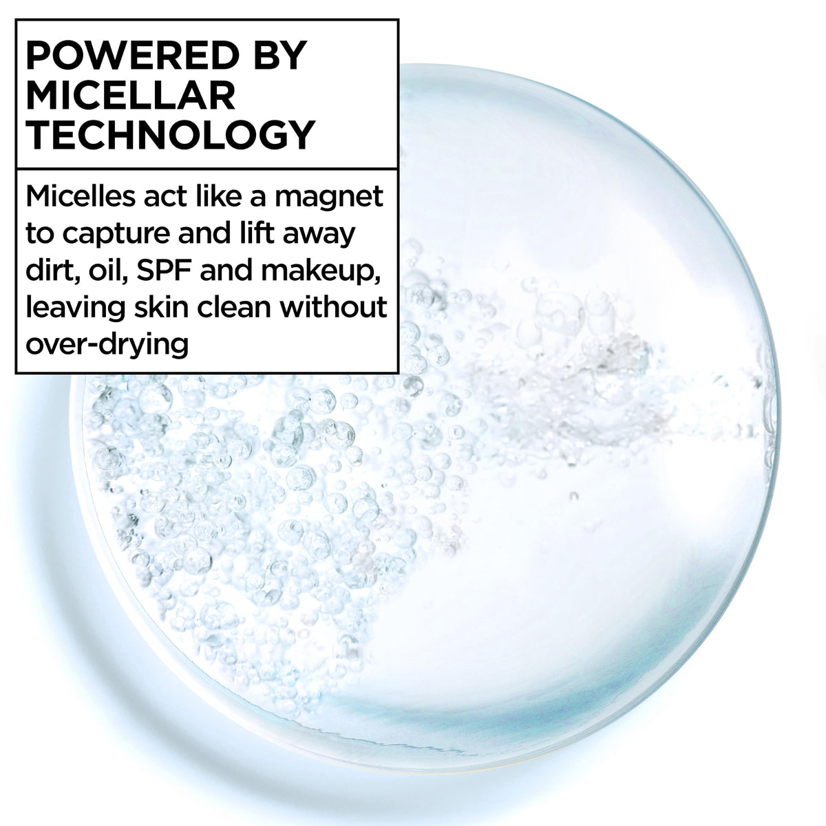 Garnier SkinActive Micellar Water For Waterproof Makeup, Facial Cleanser & Makeup Remover, 13.5 Fl Oz (400mL), 1 Count (Packaging May Vary)