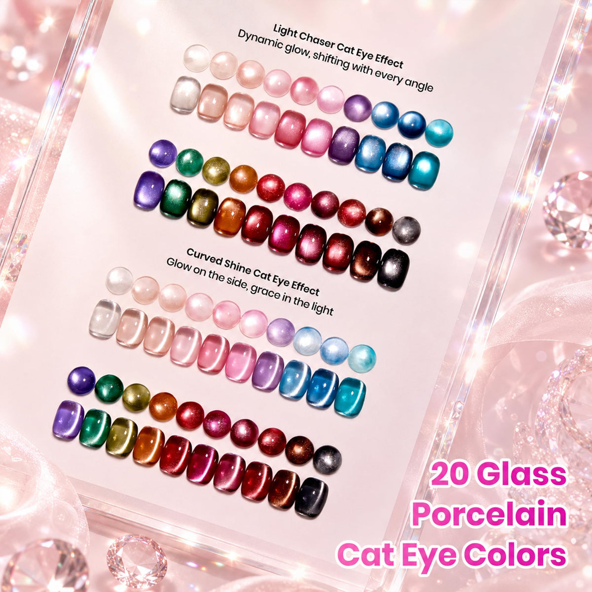 Beetles Fall Gel Nail Polish Set, 23Pcs Brown Burgundy Red Nude Pink