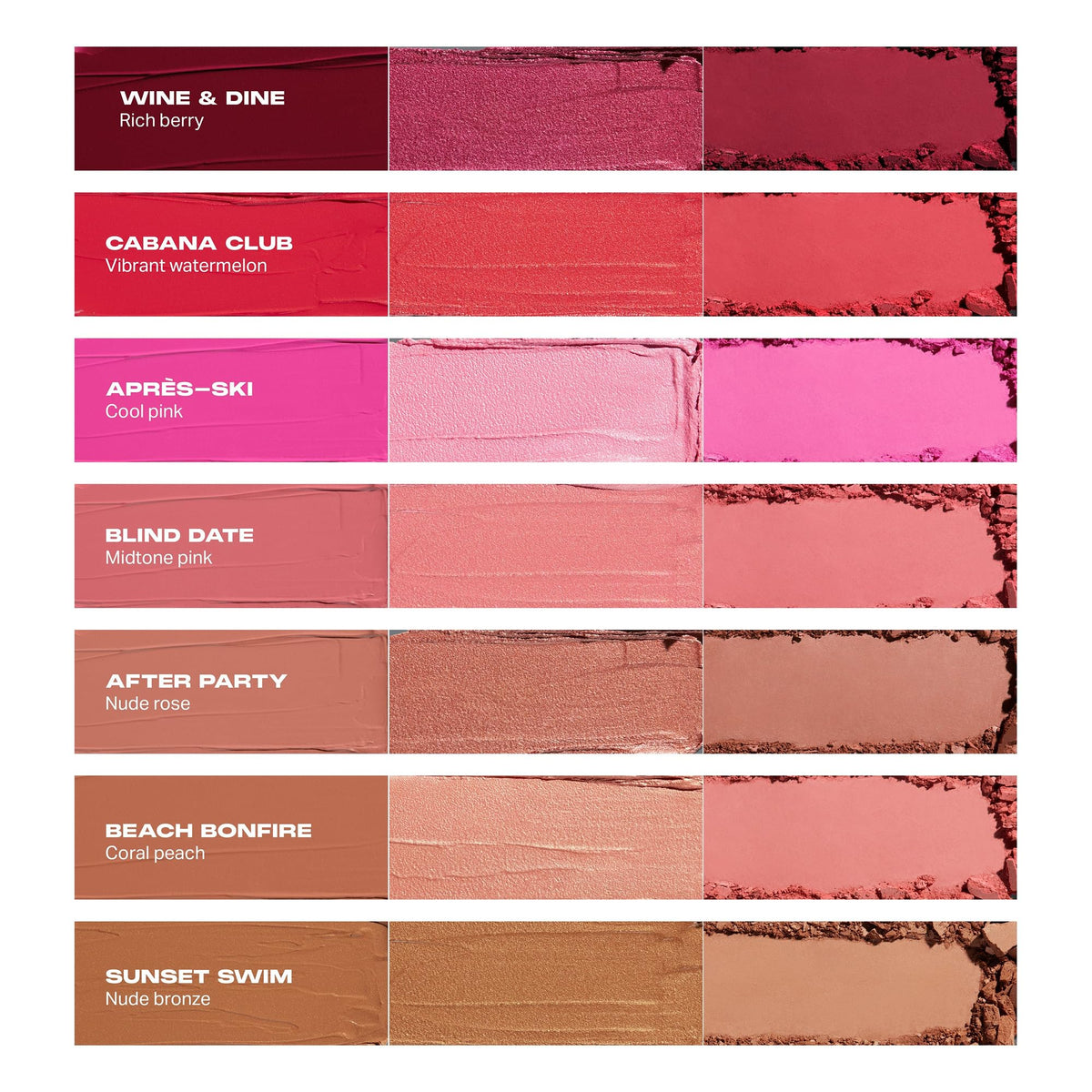 Morphe Cheek Thrills Multi-Finish Face Trio, After Party, 0.38 oz