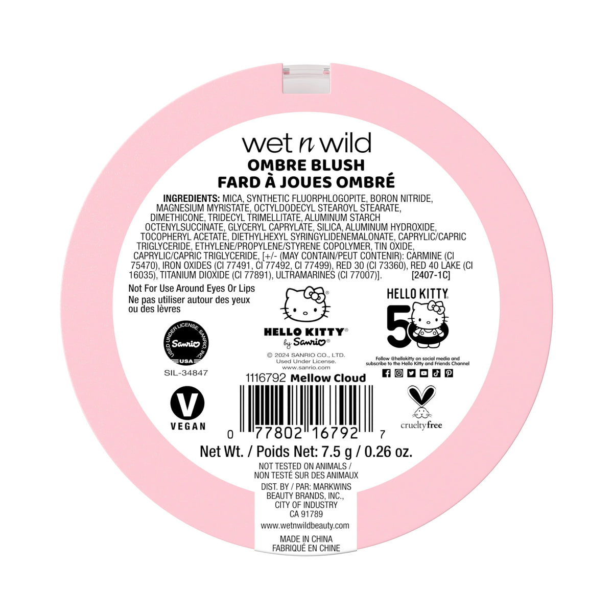wet n wild Nightmare Before Christmas Blushlighter Palette