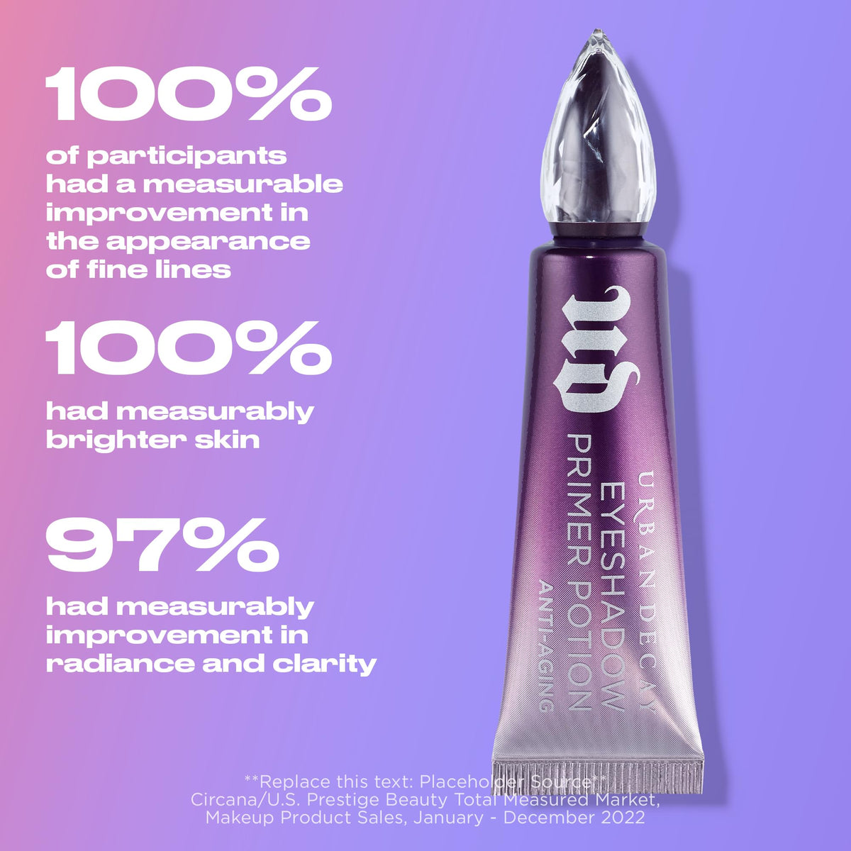 Urban Decay Eyeshadow Primer Potion - Nude Eyeshadow Base for Smooth Makeup