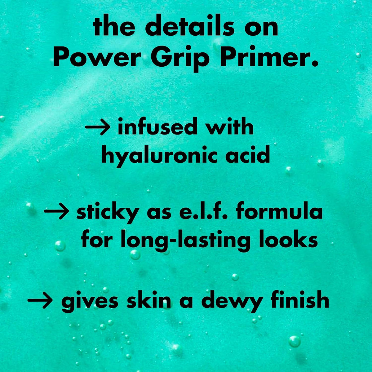 e.l.f. Power Grip Primer, Gripping & Hydrating Gel Primer, 0.811 Fl Oz