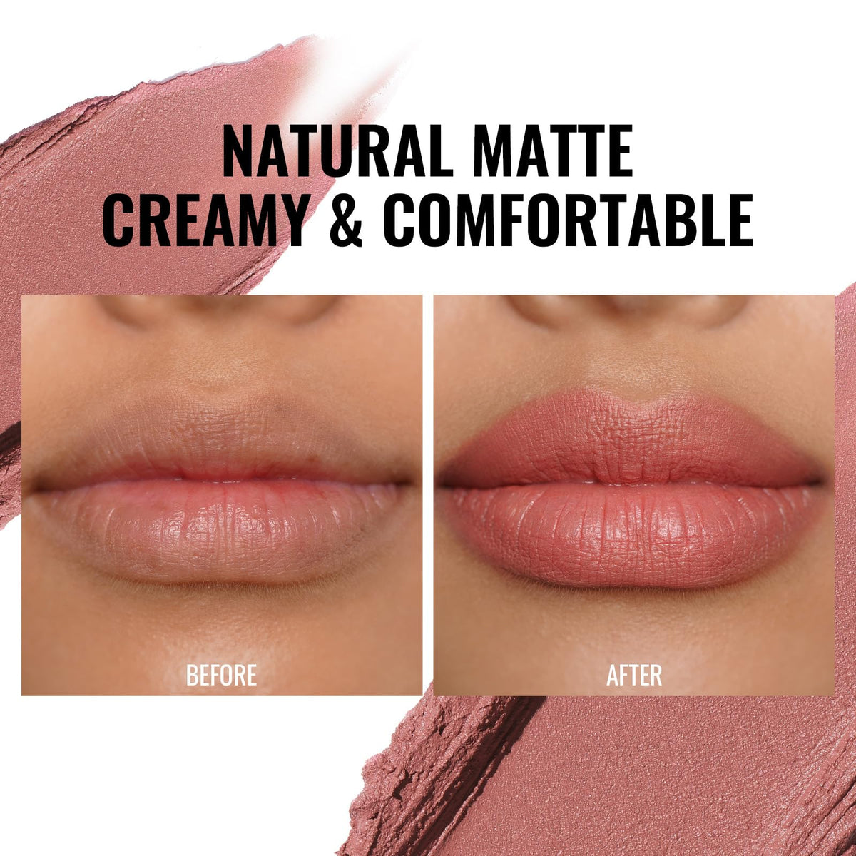 Oulac Red Matte Lipsticks for Women, Silky Velvet Matte Lipstick, Terracotta High Impact Lip Color, Soft Smooth Texture, Not Dry Lightweight Formula Infused with Vitamin E, RM06