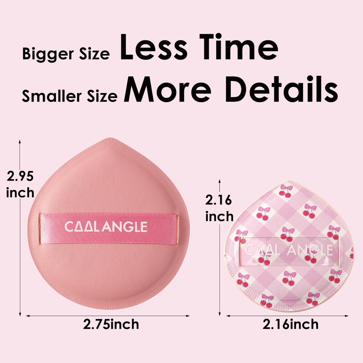 COOL-ANGLE Makeup Blender Sponges, Latex-Free, 5Pcs Medium Green