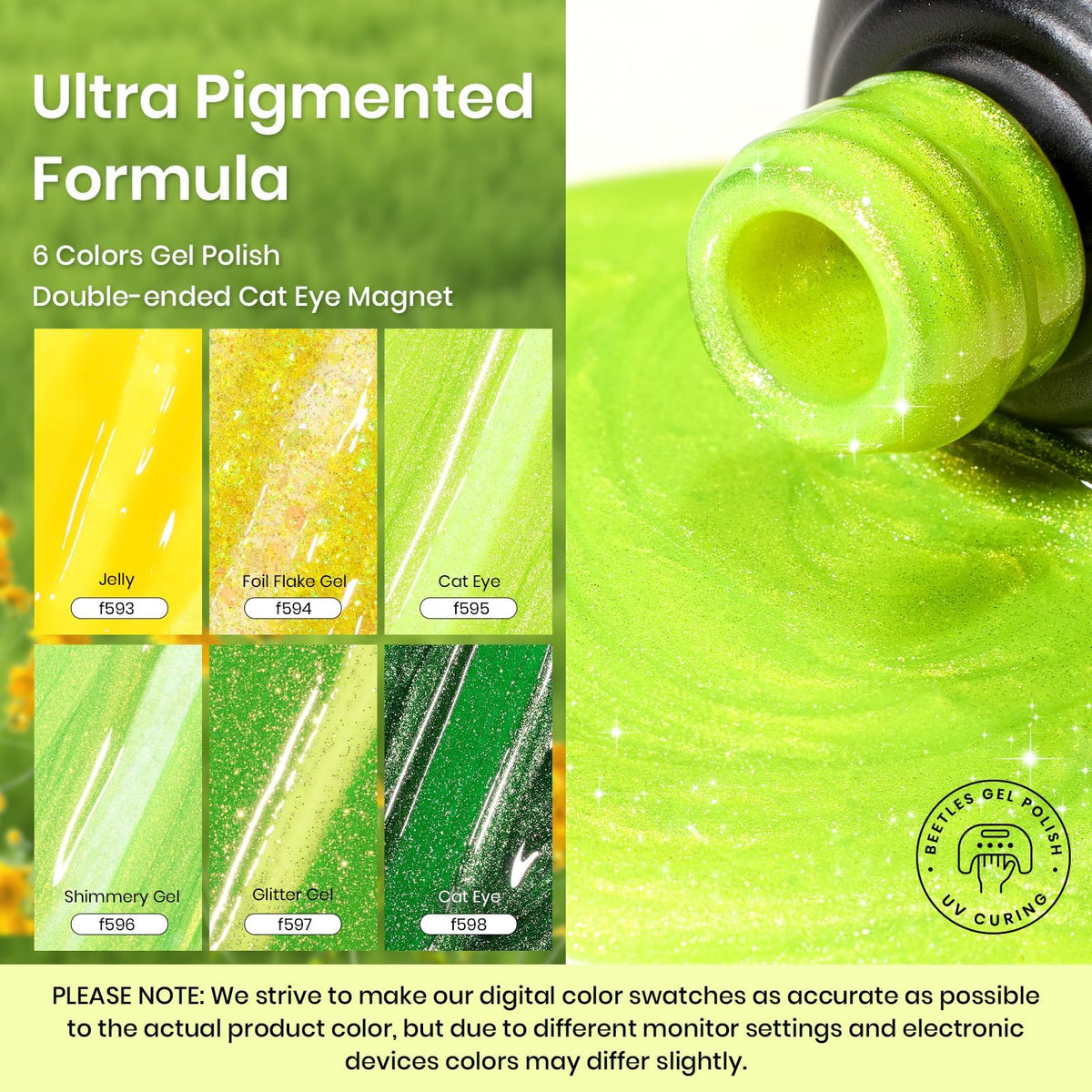beetles Gel Polish Whispers of Love Jelly Gel Nail Polish Set, 6 Colors