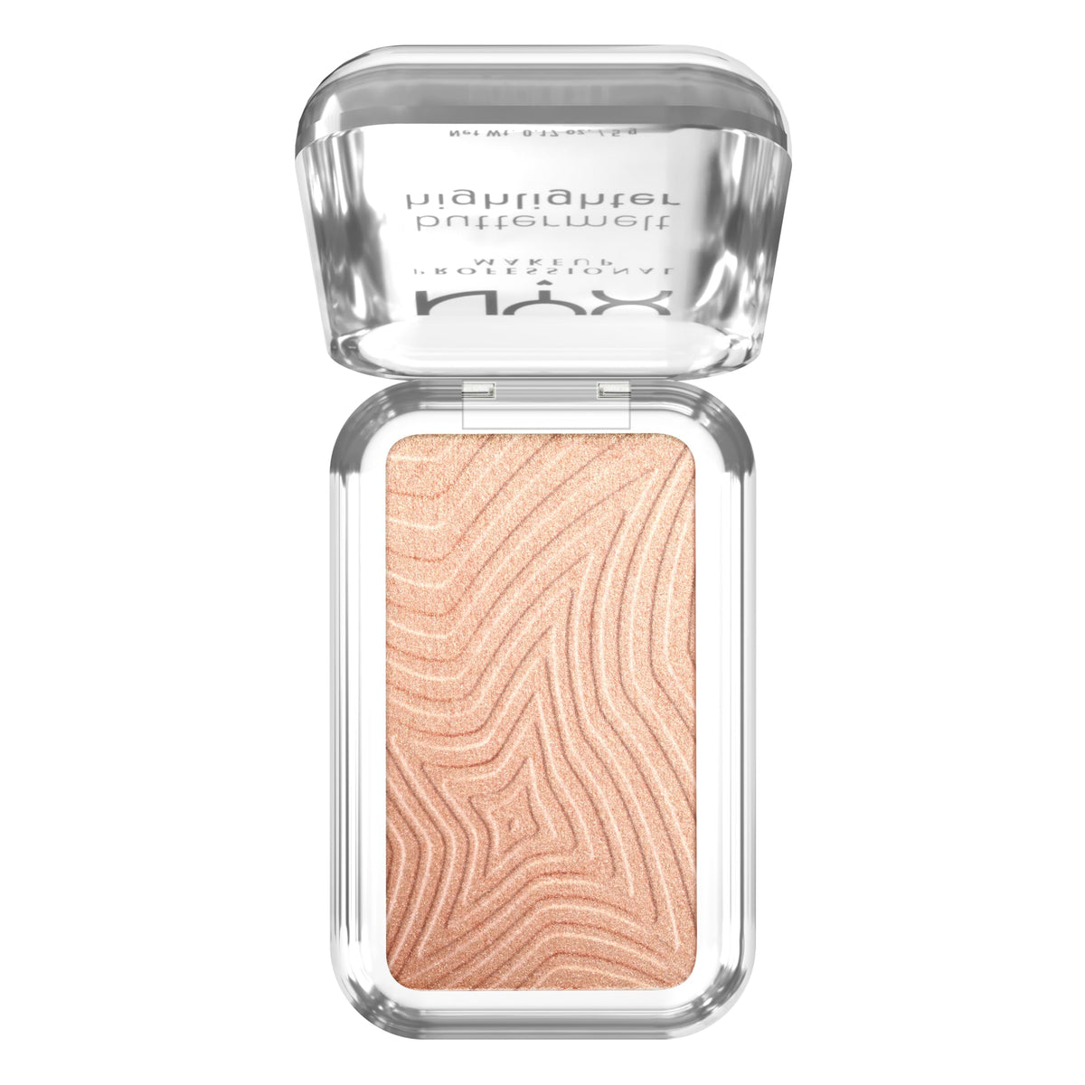 NYX PROFESSIONAL MAKEUP Buttermelt Highlighter, Powder Highlighter Makeup, With Up to 12H Wear and High Impact Glow - 05 Bright and Butta (Light Champagne)