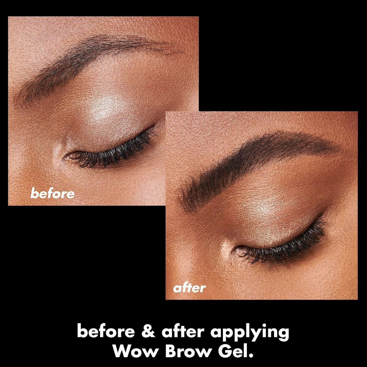 e.l.f. Wow Brow Gel, Volumizing, Buildable, Wax-Gel Hybrid, Creates Full, Voluminous-Looking Brows, Locks Brow Hairs In Place, Neutral Brown, Fiber-Infused 3.5g