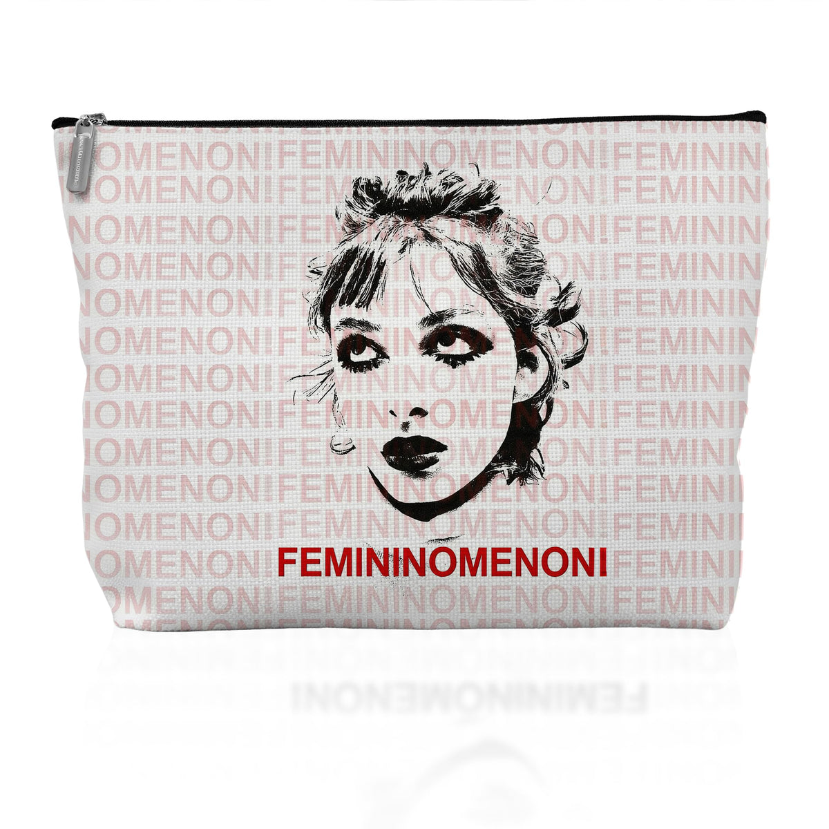 Retro Pinup Makeup Bag for Women, Vintage Pop Art Cosmetic Pouch, Sassy Funny Gifts for Girls, Bold Sarcastic Toiletry Bag, Unique Present