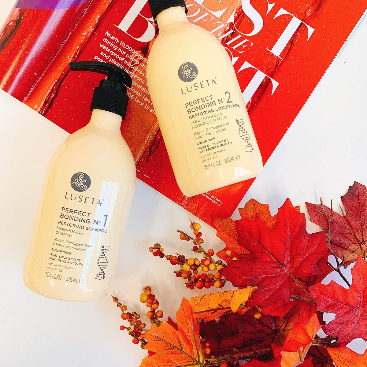 Luseta Rosemary Mint Shampoo and Conditioner Set for Hair Strengthening