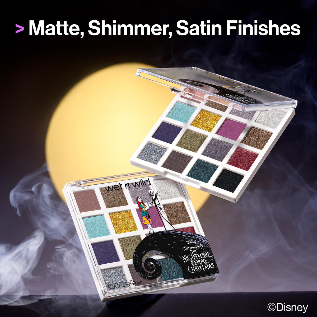 wet n wild Disney Villains PR Box, 14-Piece Makeup & Accessories Collection, Limited Edition Storybook Set, Cruelty-Free