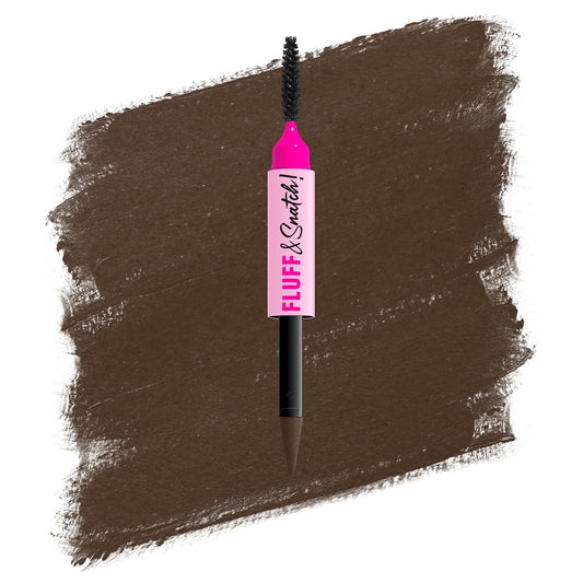 NYX PROFESSIONAL MAKEUP Fluff & Snatch Brow Powder Pen, Cream To Powder Eyebrow Pen For Soft, Defined Brows, Smudge and Transfer-Resistant Formula - Espresso