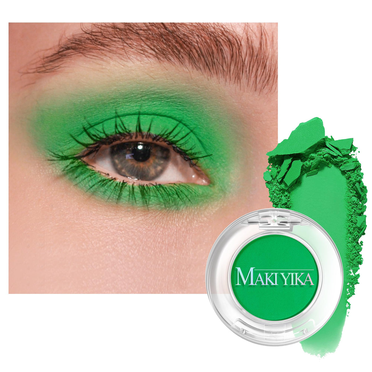 MAKI YIKA Black Red Eyeshadows Dark Red Black Grey Eye Shadows Palette