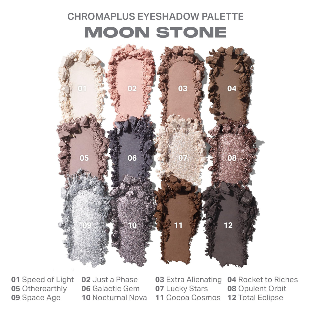 Morphe ChromaPlus 12-Pan Eyeshadow Palette - High Pigment Eye Makeup with Shimmer, Matte & Metallic Eye Shadow - Neutral Eyeshadow Makeup Collection for All-Day Wear - Flickering Sands (0.52 oz)