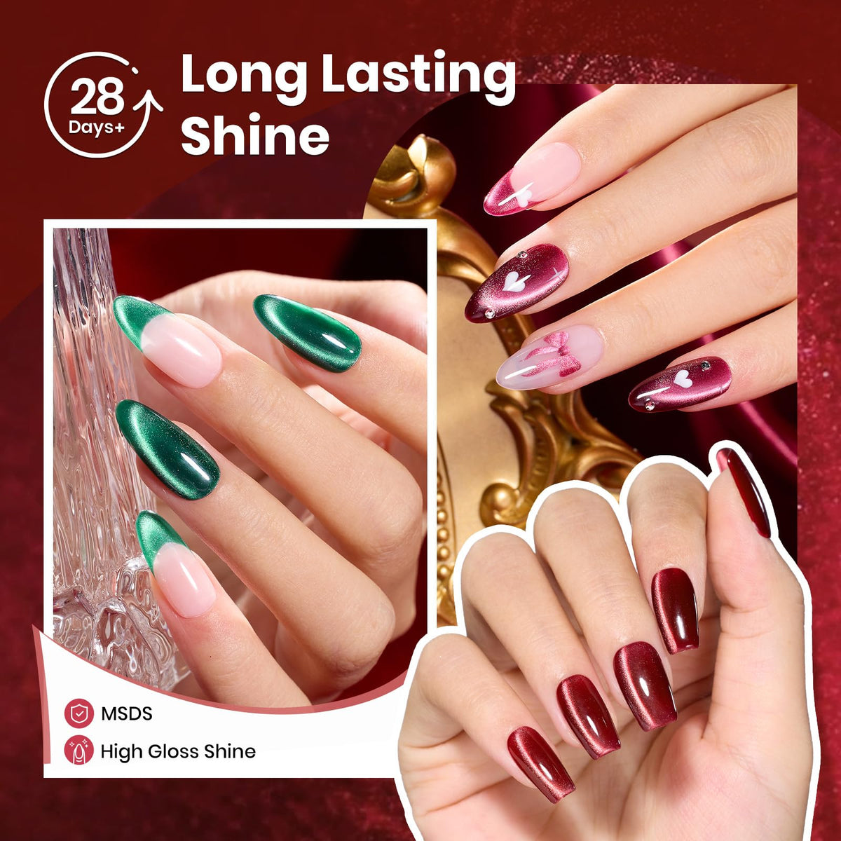 beetles Gel Polish Whispers of Love Jelly Gel Nail Polish Set, 6 Colors