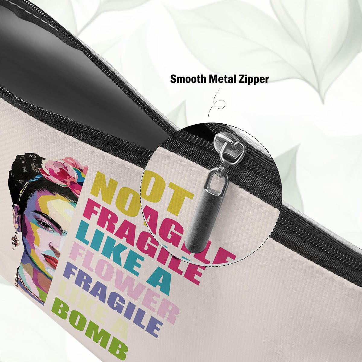 Retro Pinup Makeup Bag for Women, Vintage Pop Art Cosmetic Pouch, Sassy Funny Gifts for Girls, Bold Sarcastic Toiletry Bag, Unique Present