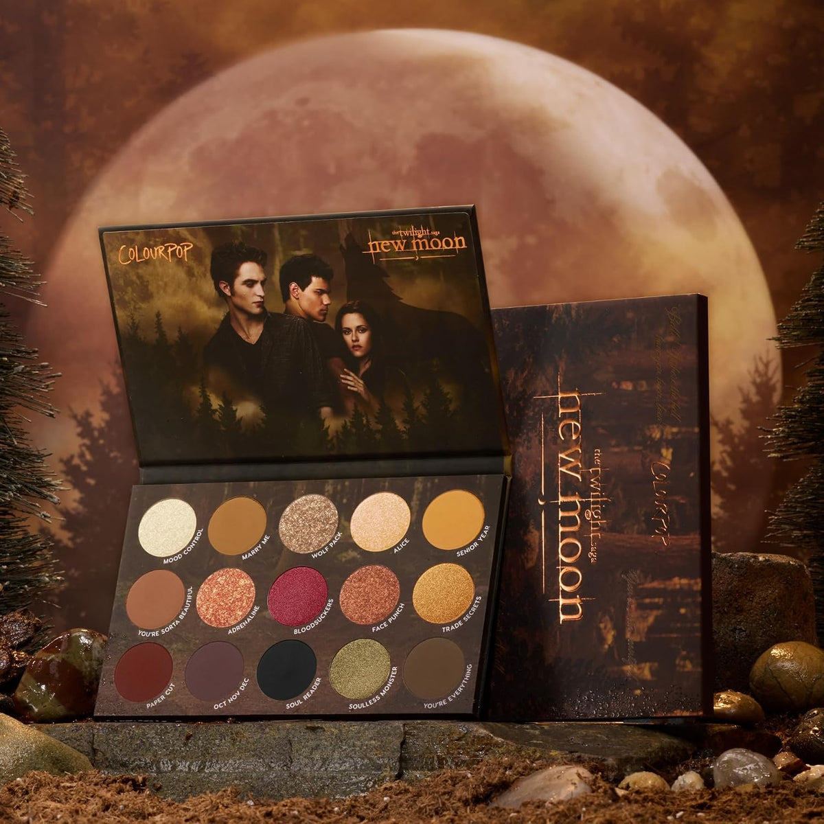 ColourPop x The Twilight Saga New Moon Eye Shadow Palette Makeup, 0.6 oz