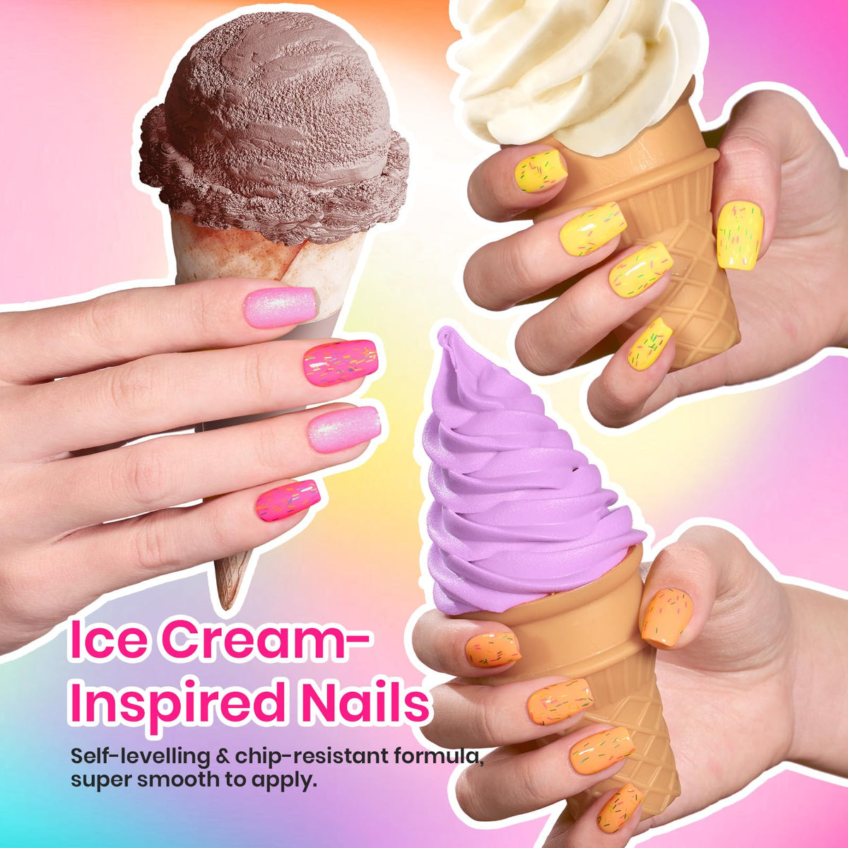 beetles Gel Polish Whispers of Love Jelly Gel Nail Polish Set, 6 Colors