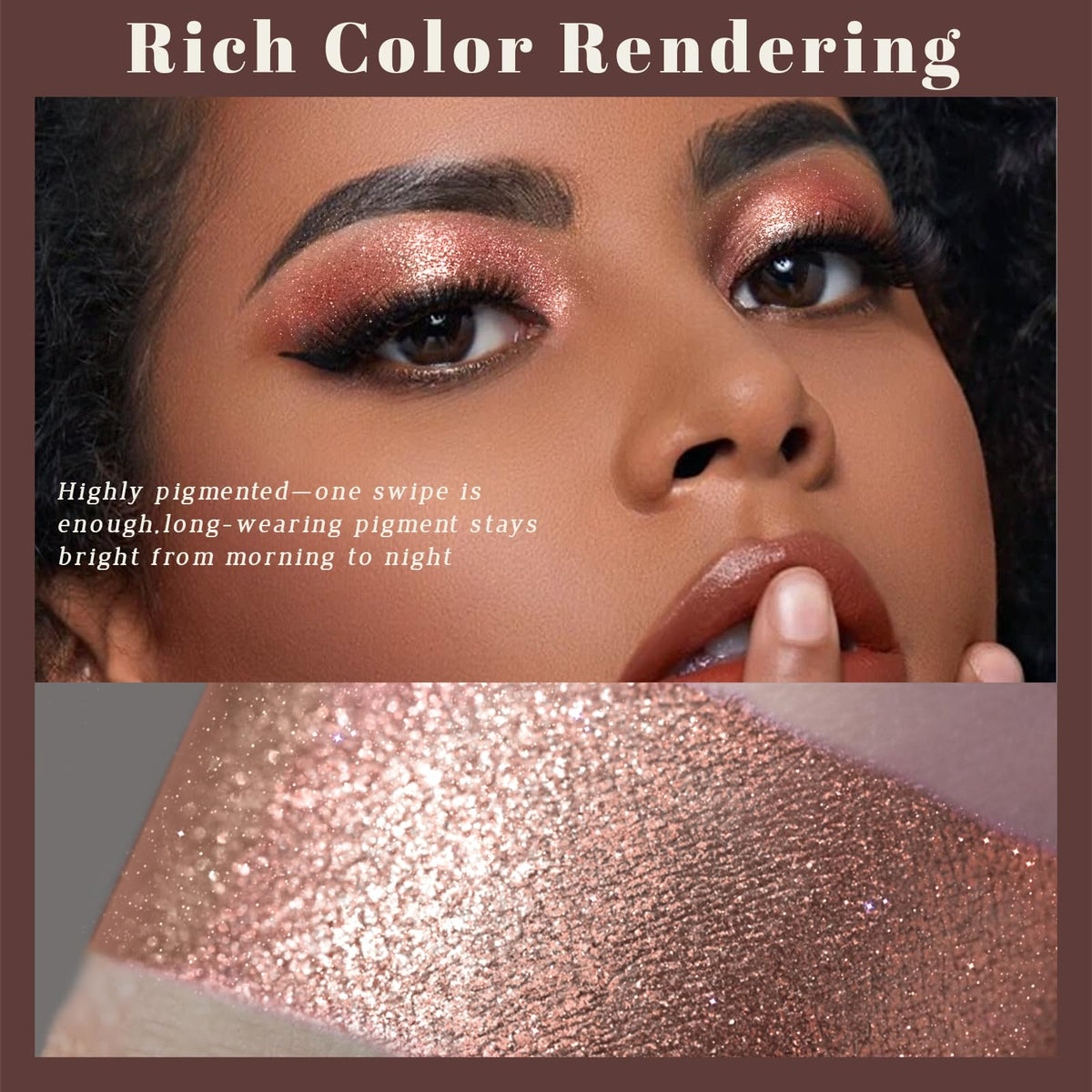 Noerrors Duochrome Plum Mauve Green Blue Glitter Eyeshadow Palette, Holographic Chameleon Rich Color Shimmer Metallic Eye Shadow, Color Shift Sparkle Iridescent Eye Brightener Fairy Makeup for Rave#02