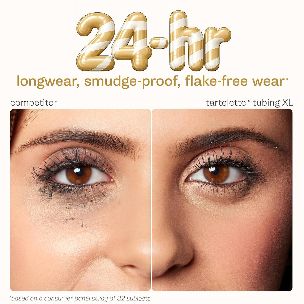 tarte tartelette XL tubing mascara – Lash Extensions in a Tube with Peptide, Extra-Bold Buildable Lifted Length & Volume, Smudge-Proof Longwear, Easy-to-Remove, Vegan & Cruelty-Free