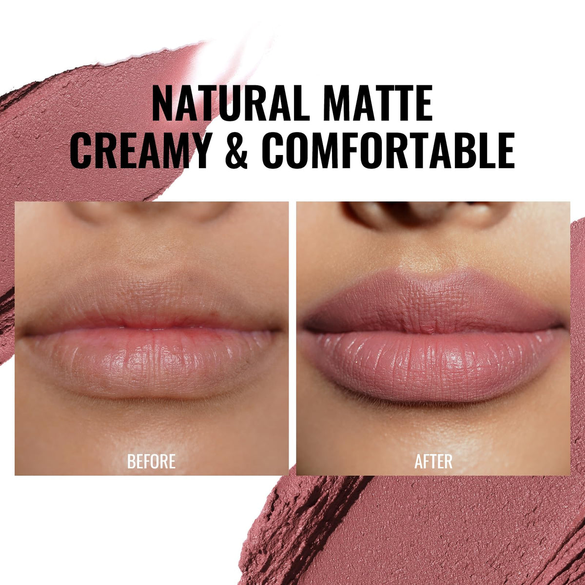 Oulac Red Matte Lipsticks for Women, Silky Velvet Matte Lipstick, Terracotta High Impact Lip Color, Soft Smooth Texture, Not Dry Lightweight Formula Infused with Vitamin E, RM06