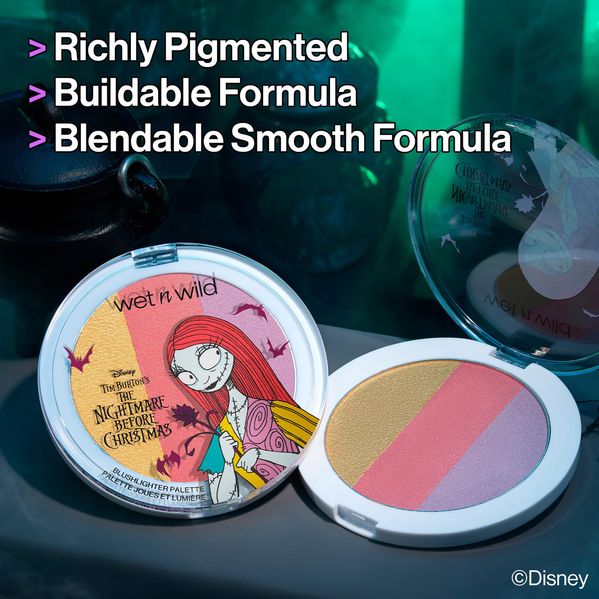 wet n wild Disney Villains PR Box, 14-Piece Makeup & Accessories Collection, Limited Edition Storybook Set, Cruelty-Free