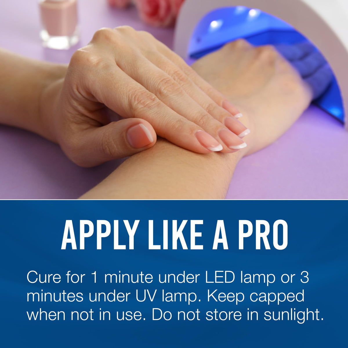 IBD Hard Gel LED/UV Builder Gel – Clear, Nail Extension & Overlay Gels, Strong Acrylic Finish, Professional Quality, 2 oz, 1 Pack