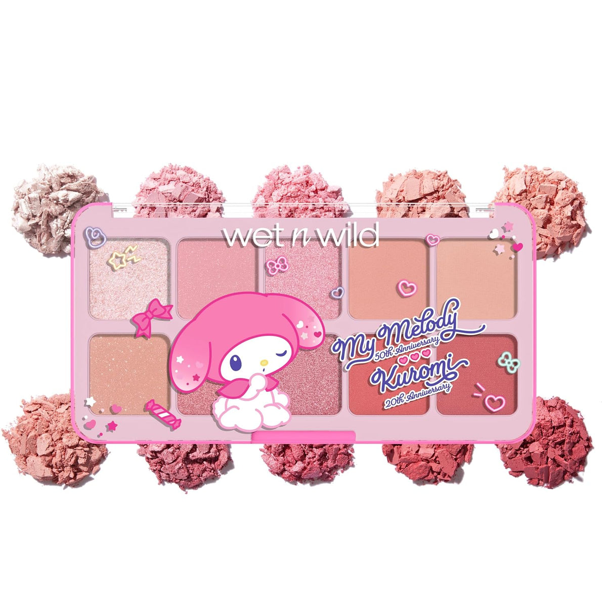 wet n wild My Melody and Kuromi Eye & Face Palette - Cozy Cuteness