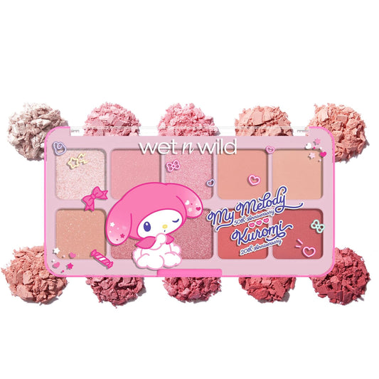 wet n wild My Melody and Kuromi Eye & Face Palette - Cozy Cuteness