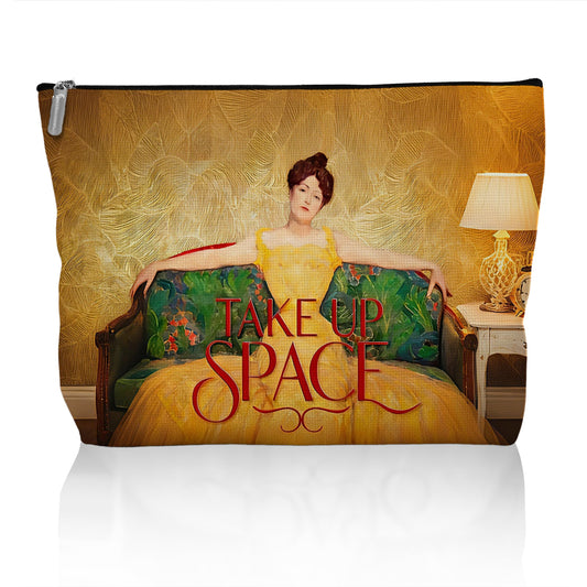 Retro Pinup Makeup Bag for Women, Vintage Pop Art Cosmetic Pouch, Sassy Funny Gifts for Girls, Bold Sarcastic Toiletry Bag, Unique Present
