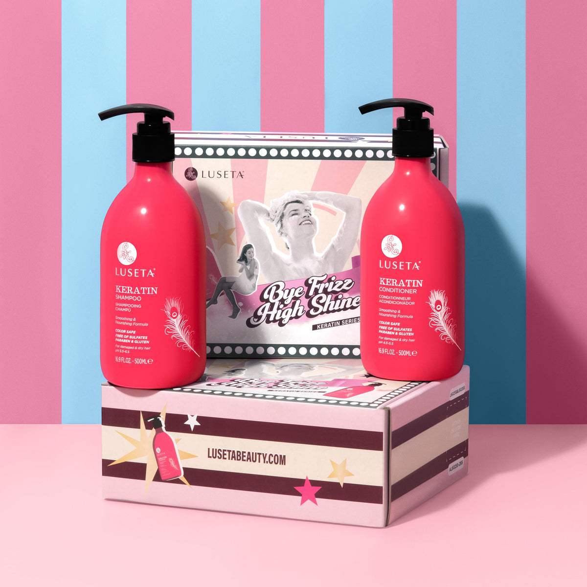 Luseta Biotin Shampoo and Conditioner Set, Thickening for Thinning Hair