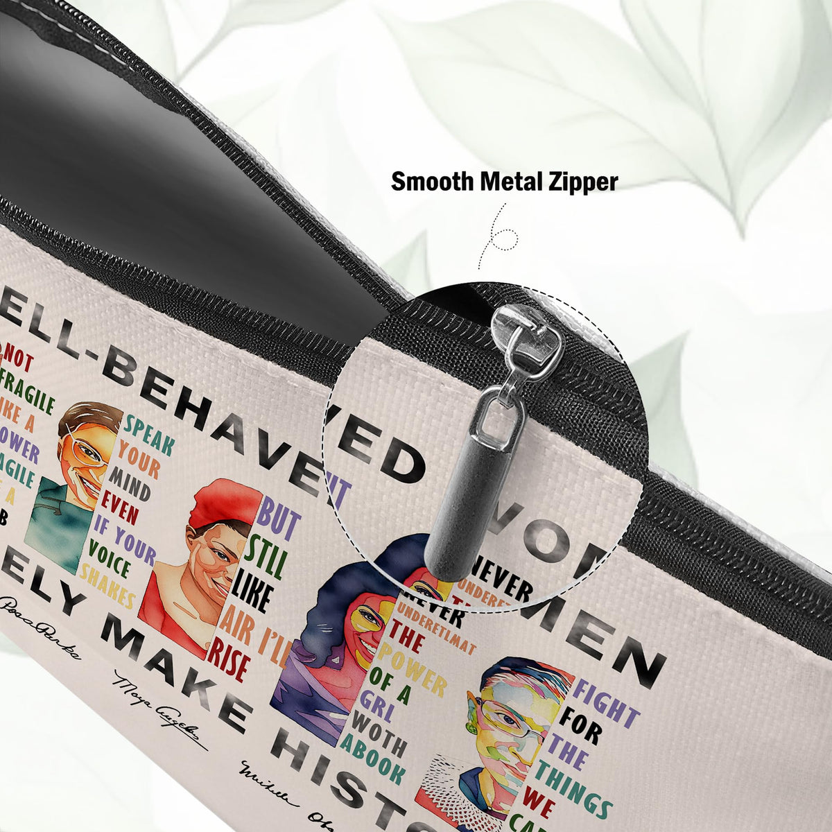 Retro Pinup Makeup Bag for Women, Vintage Pop Art Cosmetic Pouch, Sassy Funny Gifts for Girls, Bold Sarcastic Toiletry Bag, Unique Present