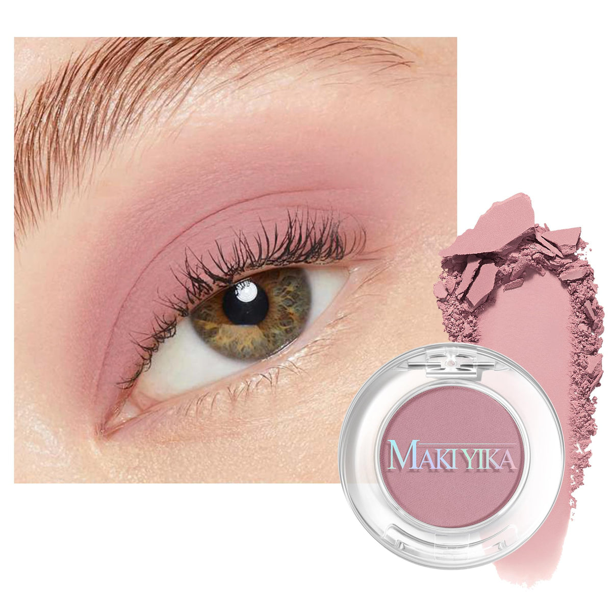 MAKI YIKA Black Red Eyeshadows Dark Red Black Grey Eye Shadows Palette