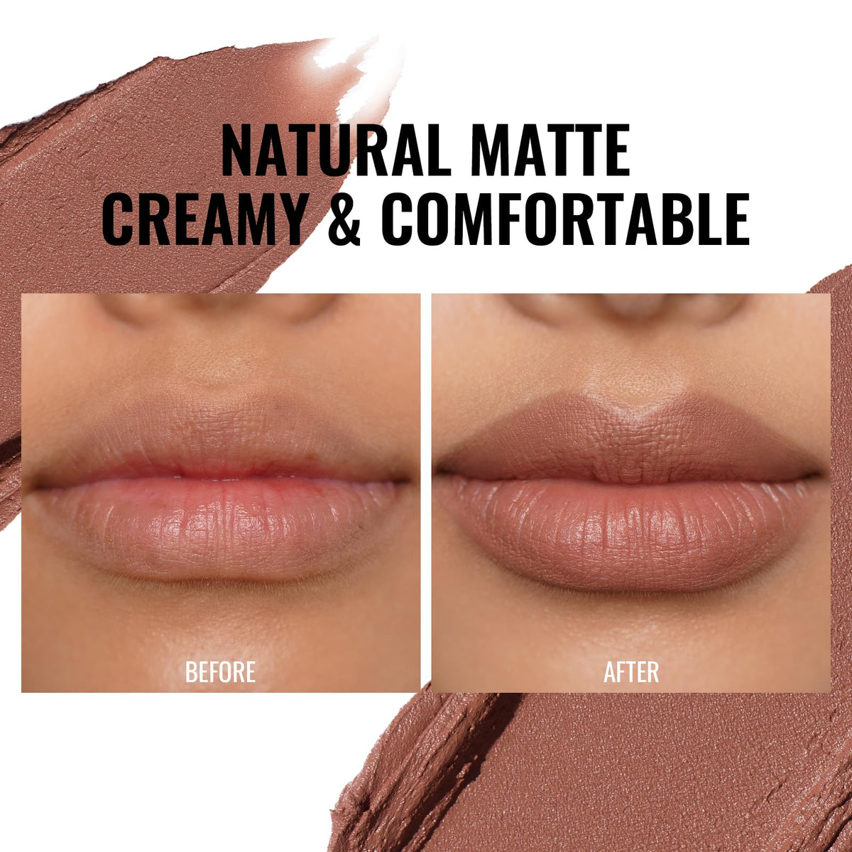 Oulac Red Matte Lipsticks for Women, Silky Velvet Matte Lipstick, Terracotta High Impact Lip Color, Soft Smooth Texture, Not Dry Lightweight Formula Infused with Vitamin E, RM06