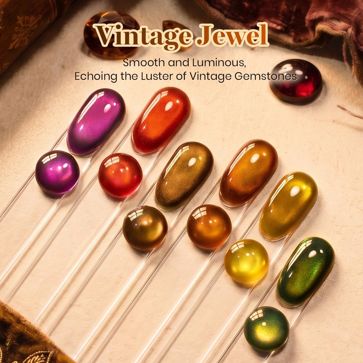 beetles Gel Polish Whispers of Love Jelly Gel Nail Polish Set, 6 Colors
