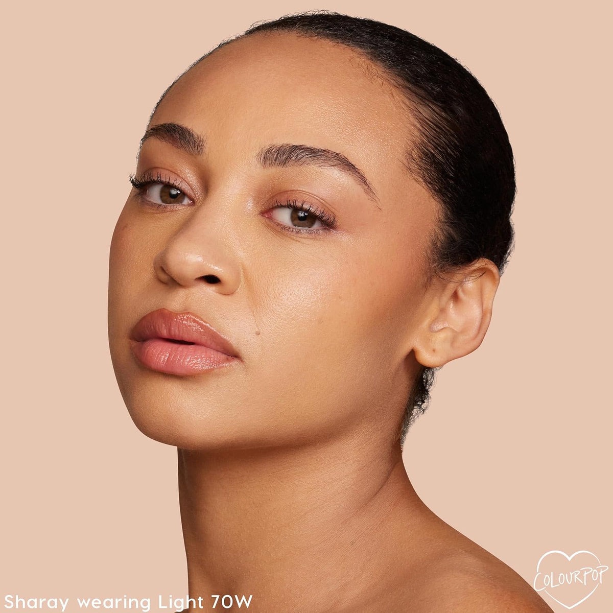 ColourPop Pretty Fresh Liquid Foundation - Hydrating Foundation with Medium, Buildable Coverage & a Natural Finish - Enriched with Hyaluronic Acid & Coconut Water - Light 70W (1 oz)