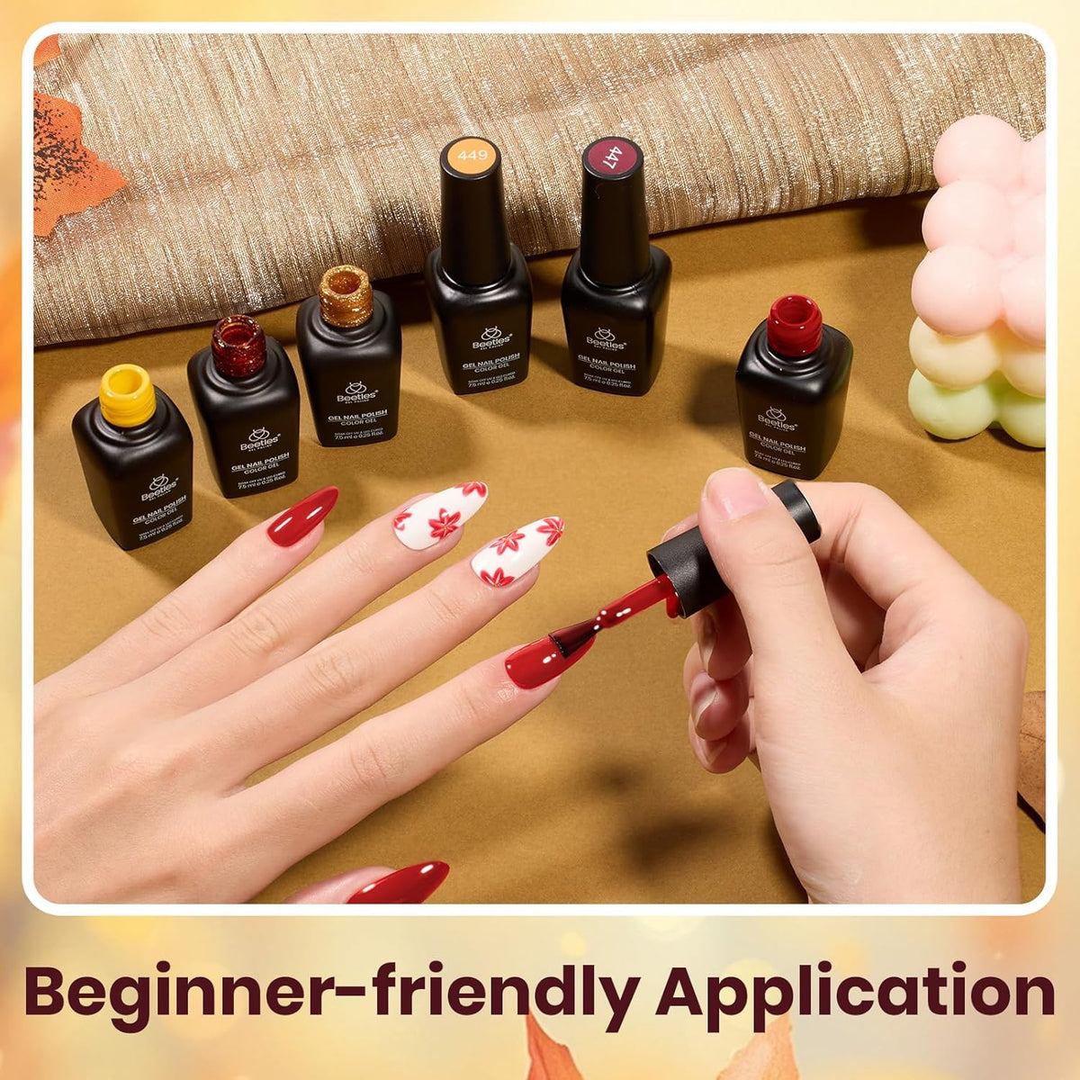 beetles Gel Polish Whispers of Love Jelly Gel Nail Polish Set, 6 Colors