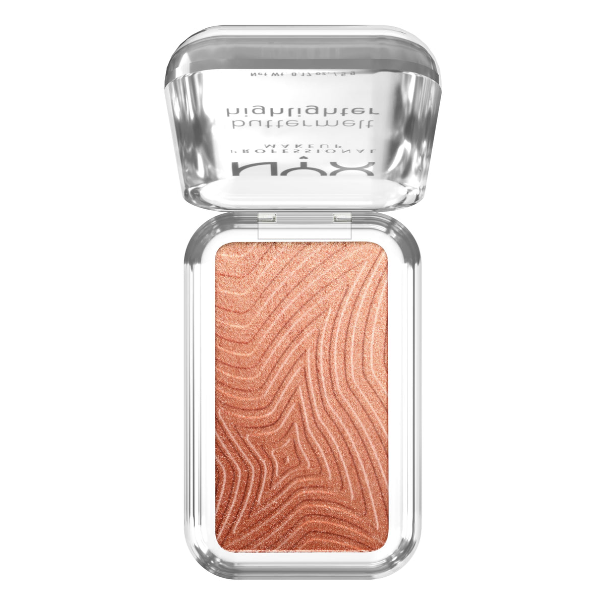NYX PROFESSIONAL MAKEUP Buttermelt Highlighter, Powder Highlighter Makeup, With Up to 12H Wear and High Impact Glow - 05 Bright and Butta (Light Champagne)