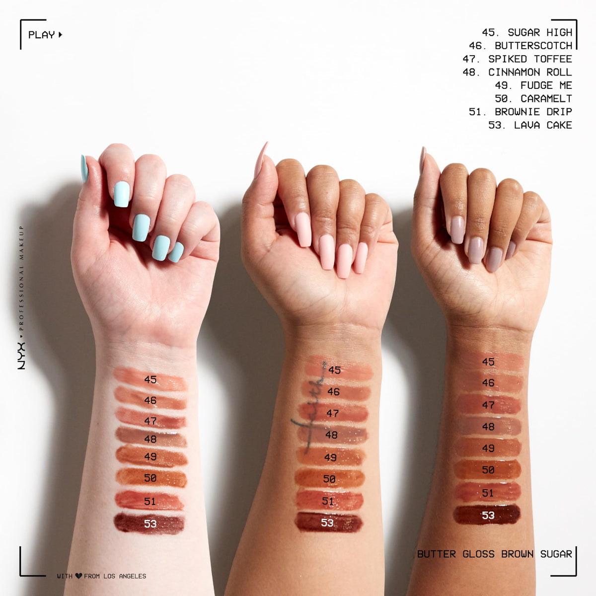 NYX PROFESSIONAL MAKEUP Butter Gloss, Non-Sticky Lip Gloss - Rocky Road (Wine)