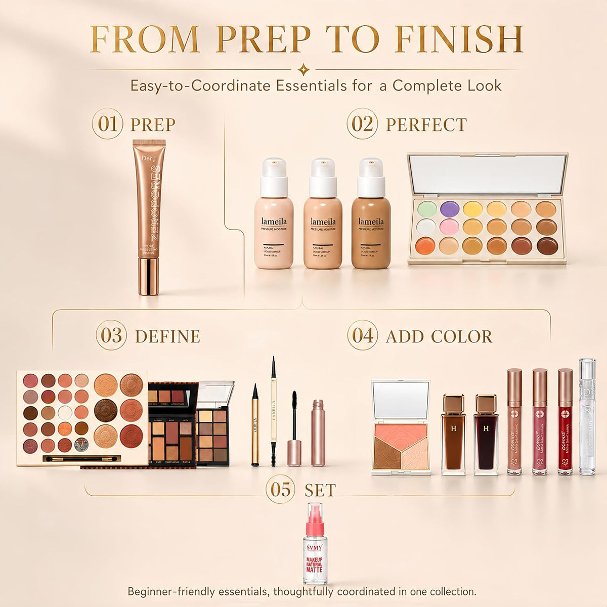 Makeup Kit for Women Full Kit, All in One Full Face Makeup Set