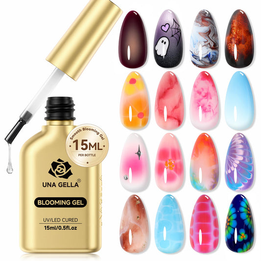 UNA GELLA Solid Nail Glue Super Strong for Press On Nails & Nail Tips 15g