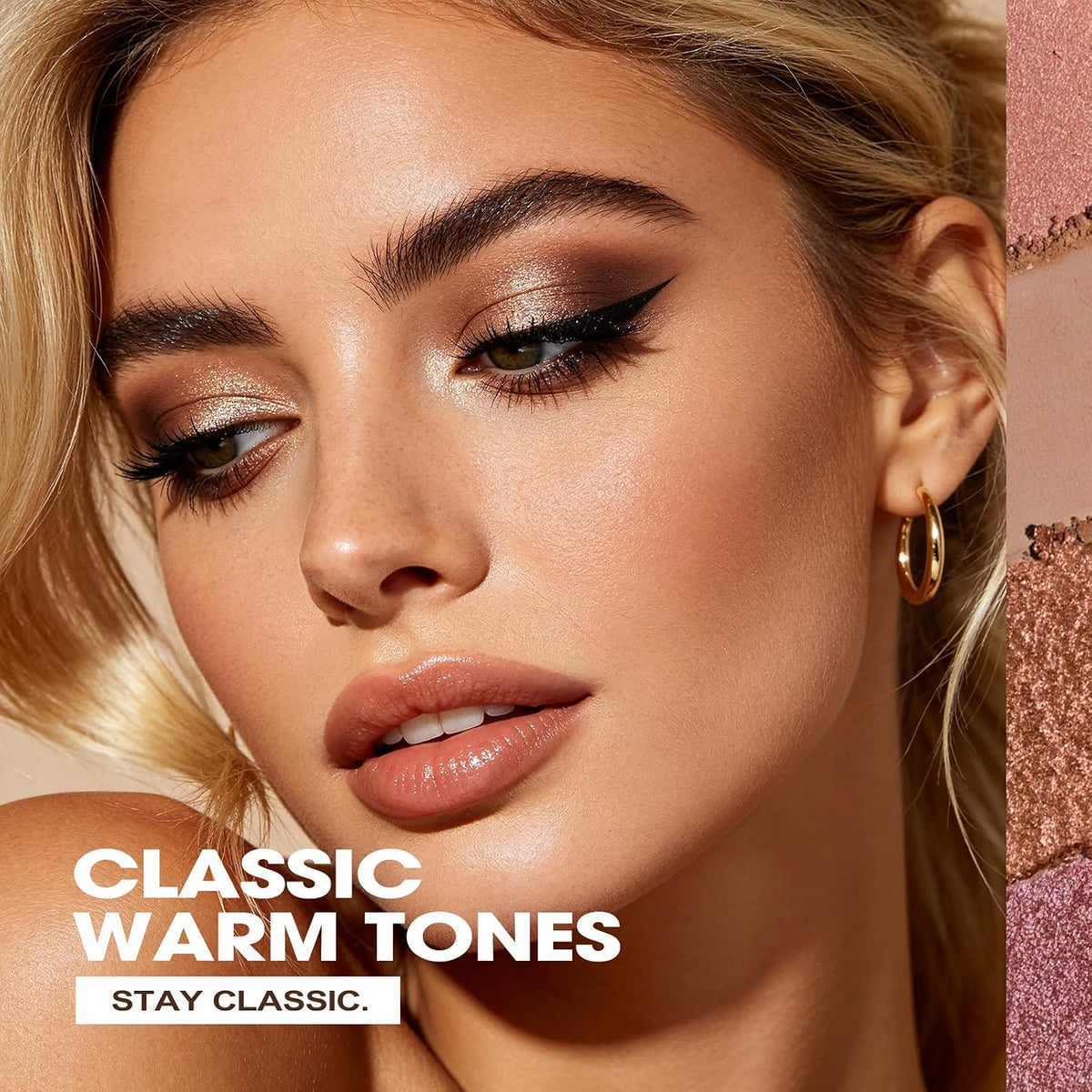 14-Color Baked Eyeshadow Palette, Matte & Shimmer, Nocturnal Nebula