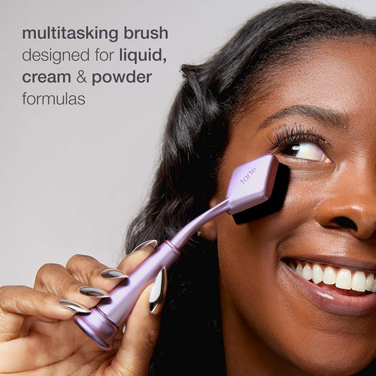 tarte shape tape blur concealer stick brush – Seamless Effortless Application for Concealer to Cover Dark Circles & Discoloration with Blendable Spot Coverage for Makeup, Vegan & Cruelty-Free