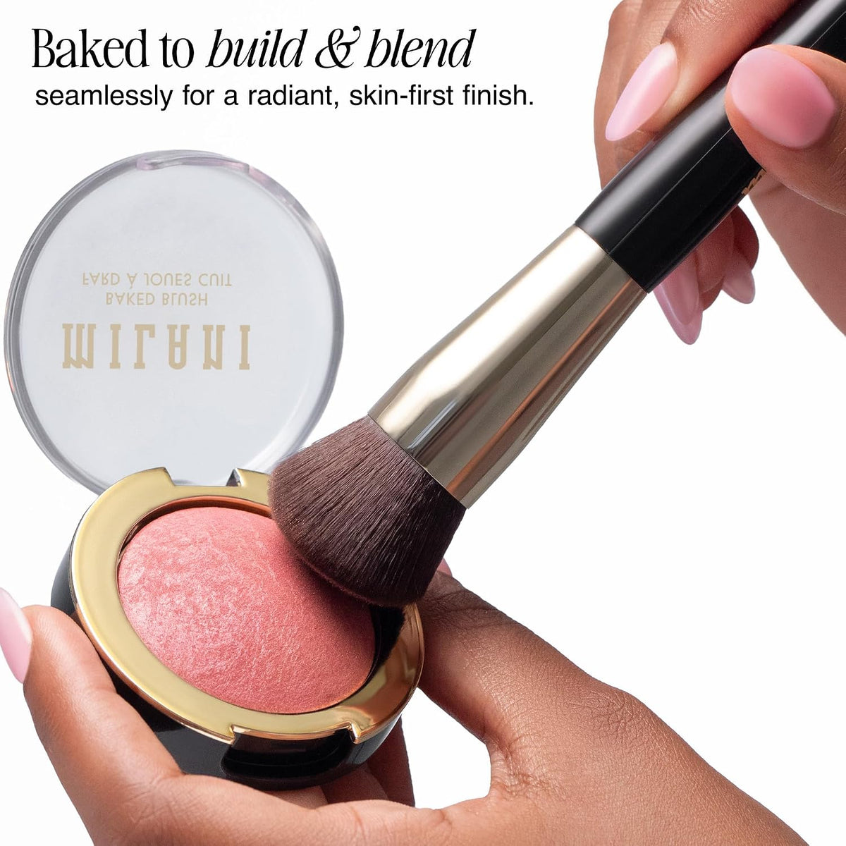 Milani Baked Blush, Makeup Powder Blush for Cheeks - Luminoso