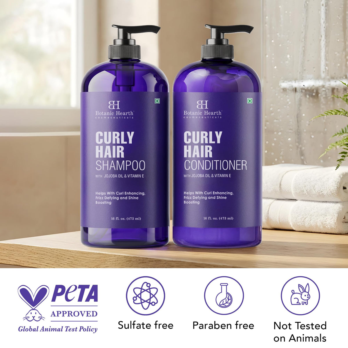 Botanic Hearth Tea Tree Shampoo And Conditioner Set - 16 Fl oz Each